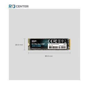 حافظه اس اس دی سیلیکون پاور مدل P34A60 PCIe Gen3×۴ ظرفیت ۲ ترابایت