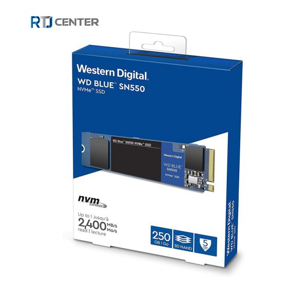 قیمت اس اس دی وسترن دیجیتال Blue SN550 NVMe M.2 ظرفیت 250 گیگابایت