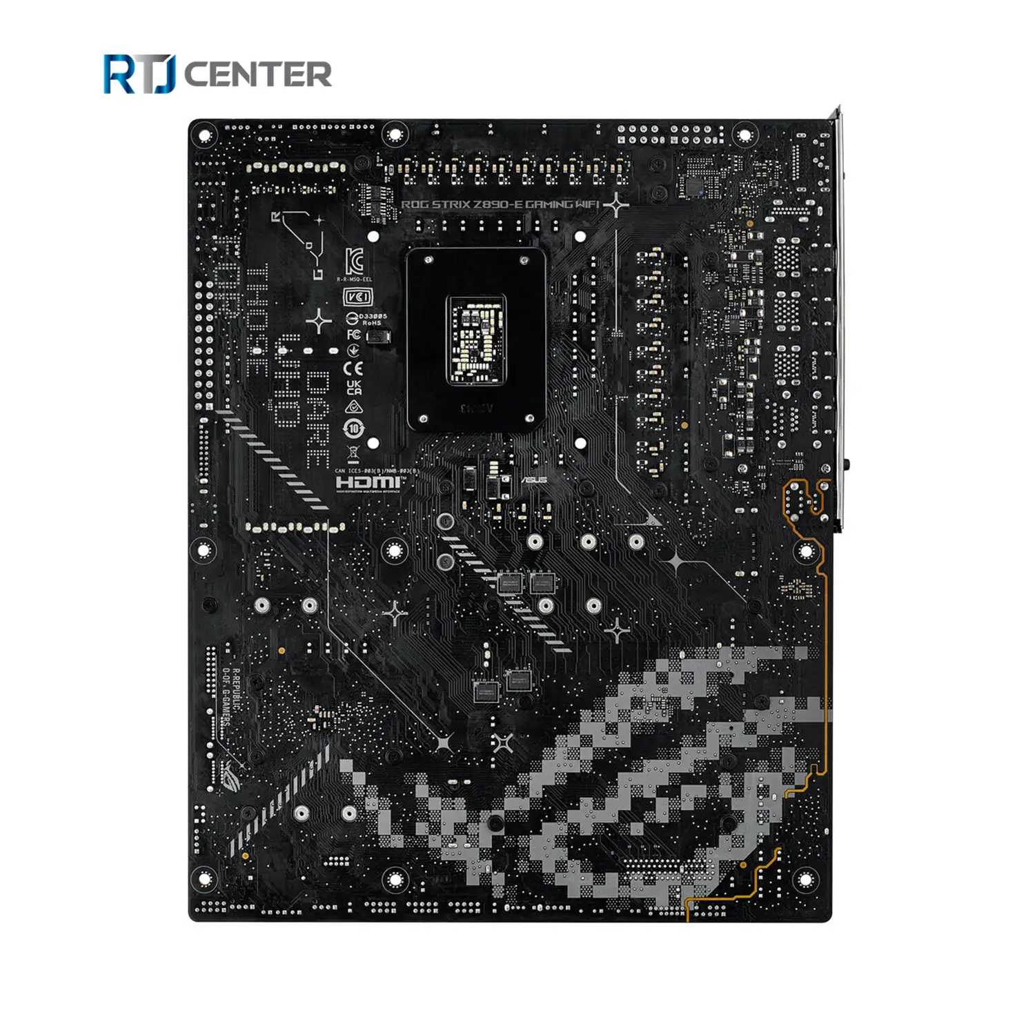 پشت مادربرد ASUS ROG STRIX Z890-E GAMING WIFI