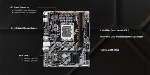 مشخصات مادربرد گیگابایت H810M K DDR5