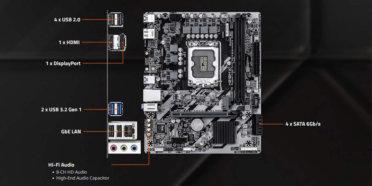 GIGABYTE H810M K