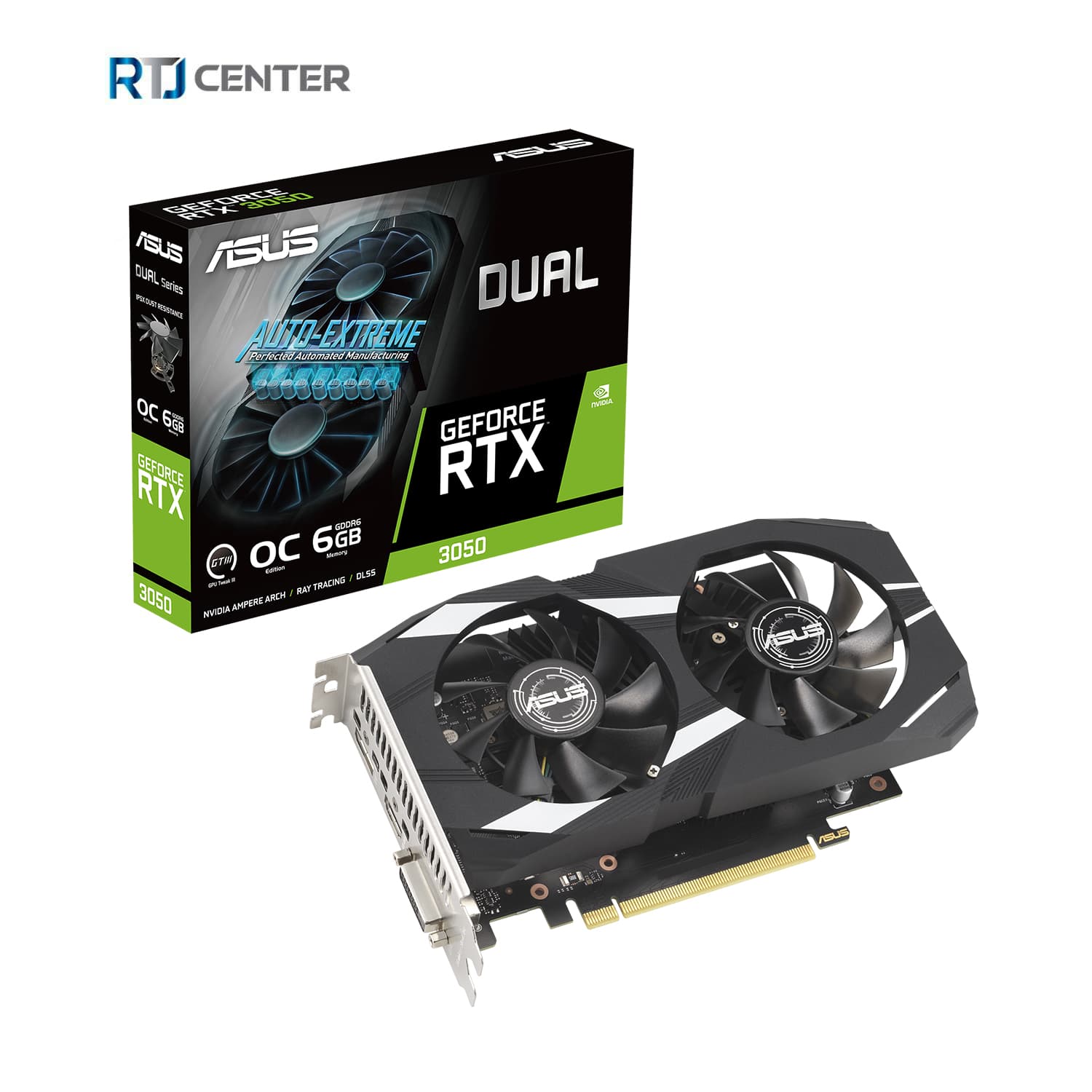 خرید کارت گرافیک ایسوسDUAL RTX 3050 6GB OC
