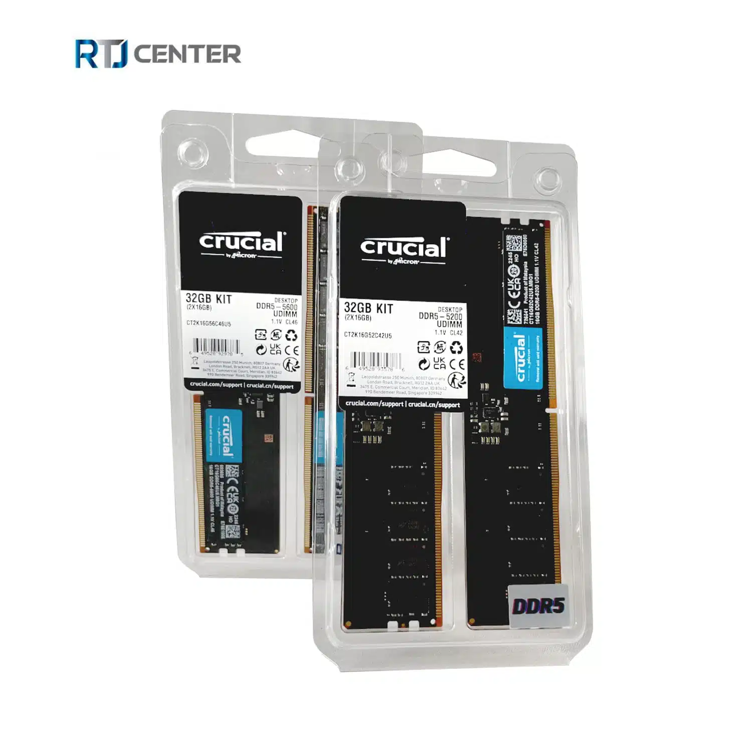 خرید رمCrucial 32GB 5200