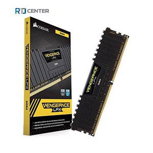 رم کامپیوتر کورسیر تک کاناله مدل Vengeance LPX فرکانس 3200 مگاهرتز DDR4 تایمینگ CL16 حافظه 16 گیگابایت
