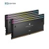 خرید رم دسکتاپ DDR5 کورسیر دو کاناله 7200 مگاهرتز مدل DOMINATOR TITANIUM BLACK ظرفیت 32 گیگابایت CL34