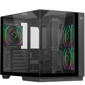 خرید کیس کامپیوتر اوست مدل AQ17 TG ARGB Mid Tower مشکی
