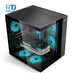 خرید کیس کامپیوتر گیمینگ اوست مدل AQ15TG-B فرم فاکتور Mid Tower