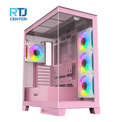 خرید کیس کامپیوتر اوست GT AQ16 MP ARGB Mid Tower صورتی