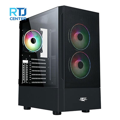 خرید کیس کامپیوتر اوست GT-AV201-MB Plus Mid Tower مشکی