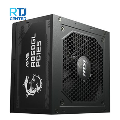 خرید منبع تغذیه کامپیوتر ام اس آی مدل MAG A850GL PCIE5 80 Plus Gold توان 850 وات