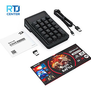 نام پد بی سیم مکانیکال ردراگون Numpad Redragon K733 PRO RGB