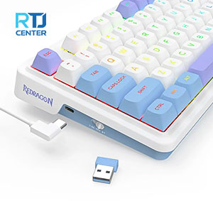 کیبورد ردراگون مدل Redragon UCAL MAX K673 WBP RGB
