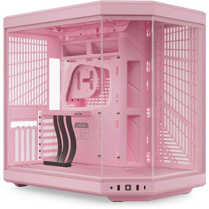 خرید کیس کامپیوتر هایت Y70 Strawberry Milk Mid Tower صورتی